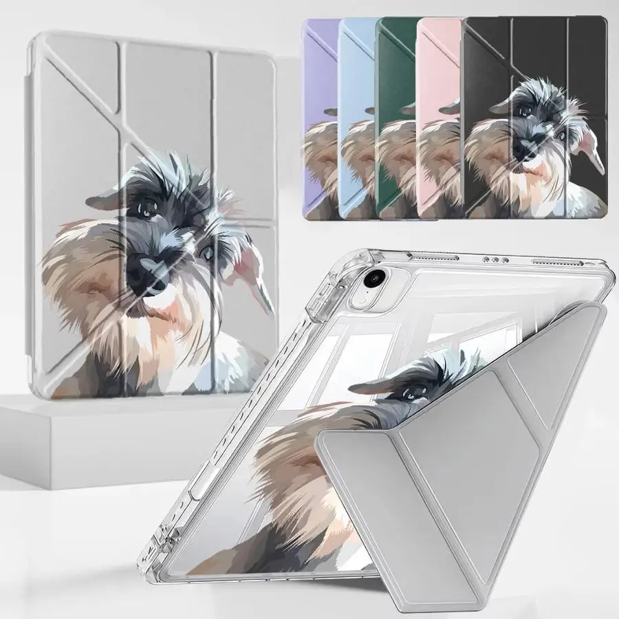 

Tablet Case For iPad Pro 2025 Mini 6 7 Air 4 5 M3 M2 M4 11inch Pro 11th 10th 9th 8th 7th 12.9inch Holder Cover Y-Fold Cartoon