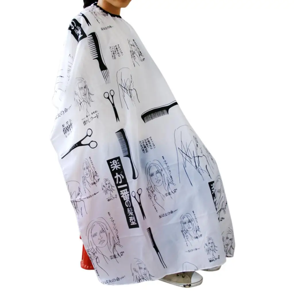 

Barber Hairdressing Cutting Cape Waterproof Hair Dyeing Gown Apron Cloth