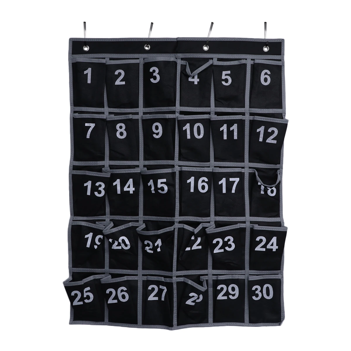 

30 Pockets Cell Phone Hanging Bag Organizer Storage Pouch Wall Door Hanging Closet Storage Bag For Phones Calculators Chargers