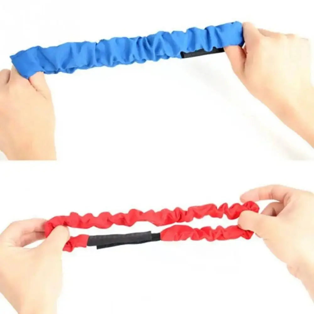 2 Person 3 Foot Group Game Elastic Puttee Parent-child Game Solid Color Sports Game Pros Multi Person Elastic Strap Sports