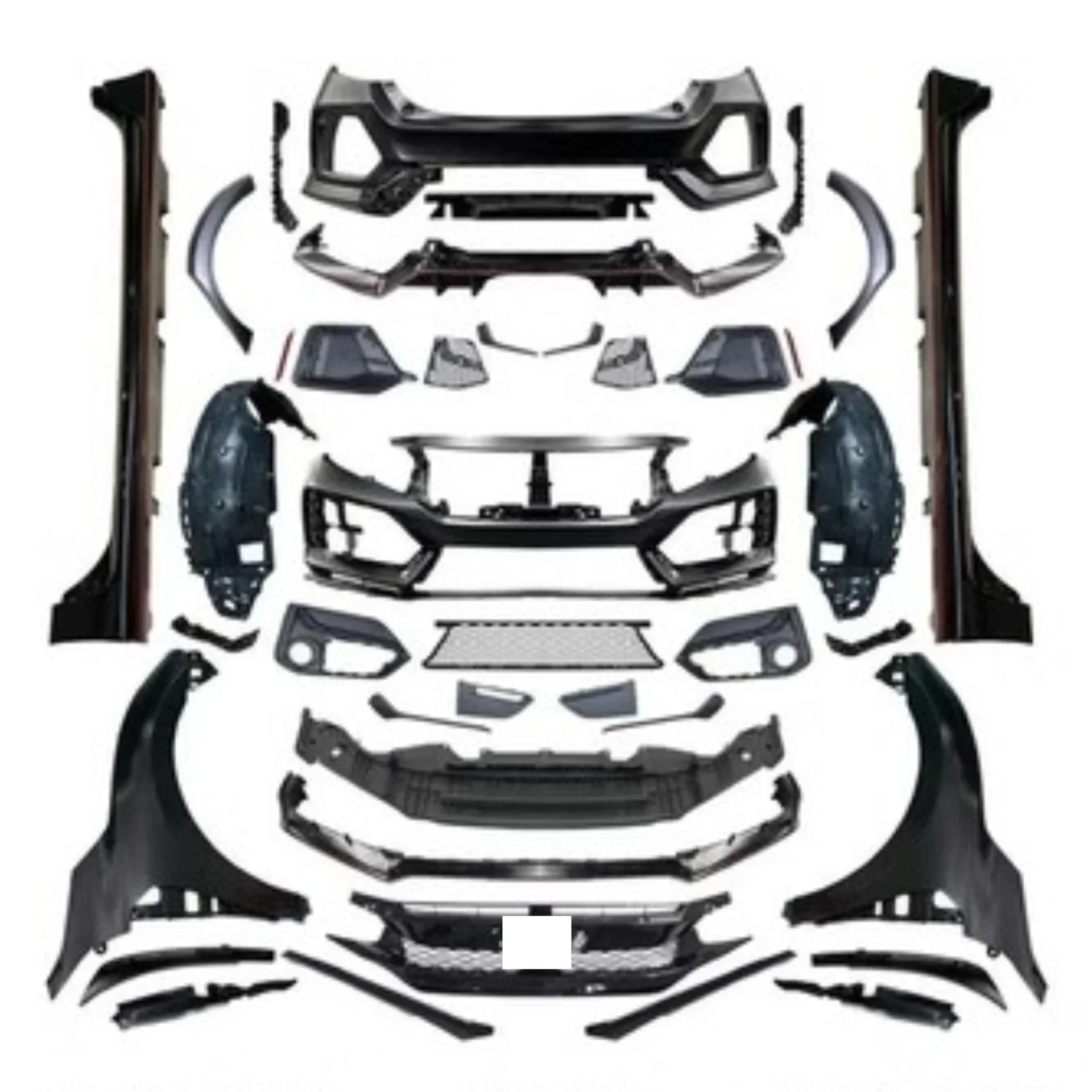 

Front Rear Bumper Engine Cover Top Wing for Honda Civic FC1 FK7 Hatchback Sedan Convert FK8 Wide Body Kit