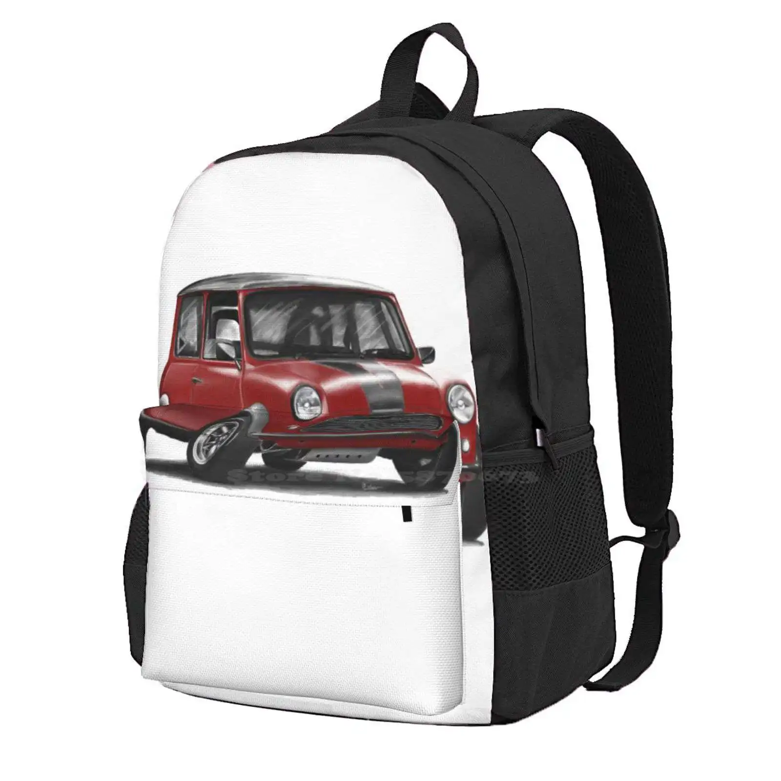 Classic Mini Cooper Hot Sale Schoolbag Backpack Fashion Bags Vintage Cars Classic Mini Cooper Digital Downloads Mini Digital