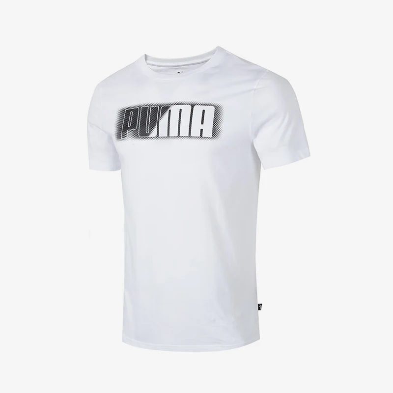 تي شيرت PUMA أصلي 2024 جديد للرجال كلاسيكي برقبة دائرية 685657-02