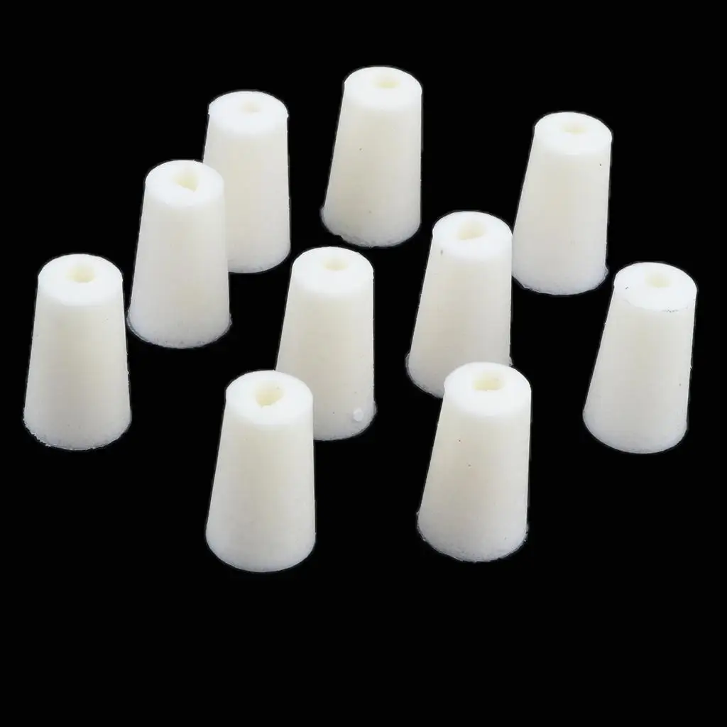 Lab Stopper Silicone Tapered Rubber Plug Leak Resistant Bung Cap for Laboratory Glassware