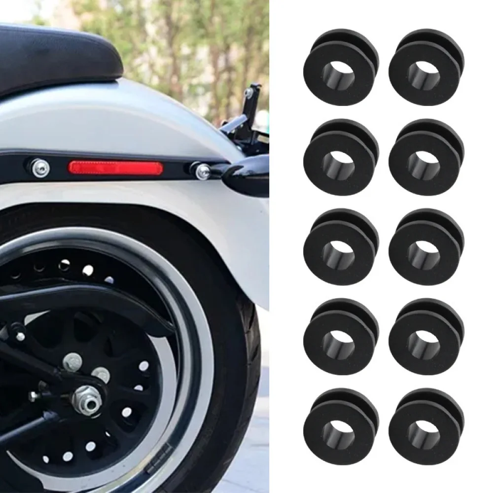 Vehicle Motorcycle Rubber Grommet Gasket Windshield Fairing Damper Cushion Mount Shock Absorber Fixing Anti Vibration Ring
