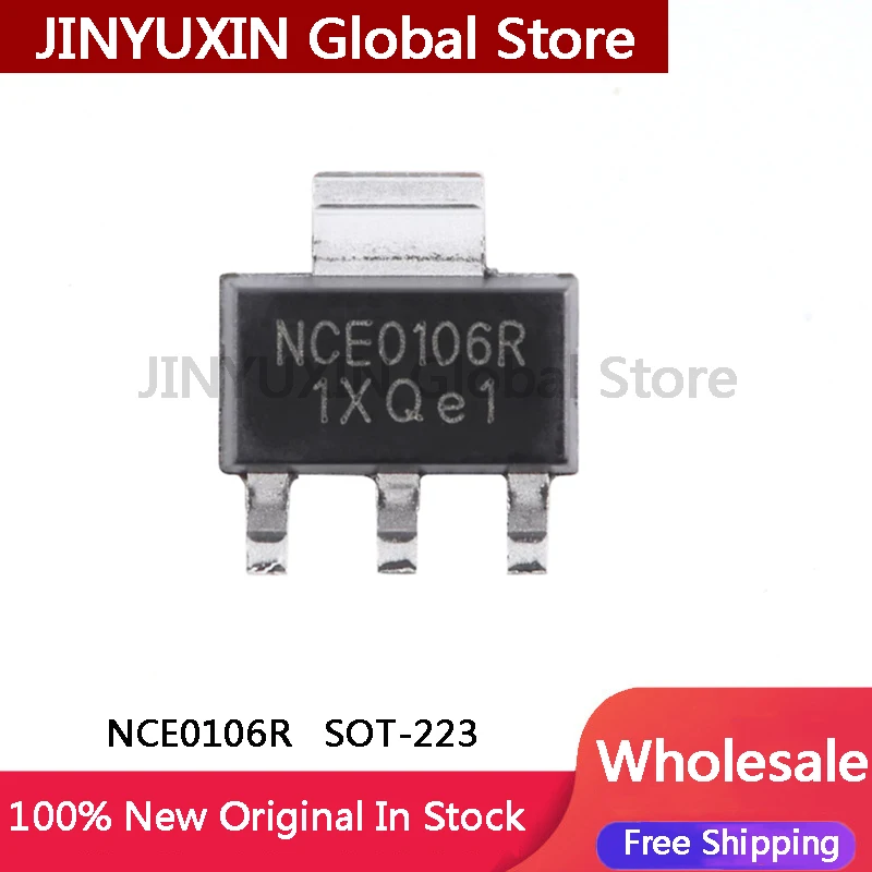 20-100Pcs NCE0106R SOT-223 N-channel MOS transistor 100V6A chip in stock wholesale IC