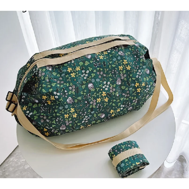Cartoon Keyboard Foldable Shopping Bag Easy Fold Storage Portable Handbag Crossbody Gift Bag