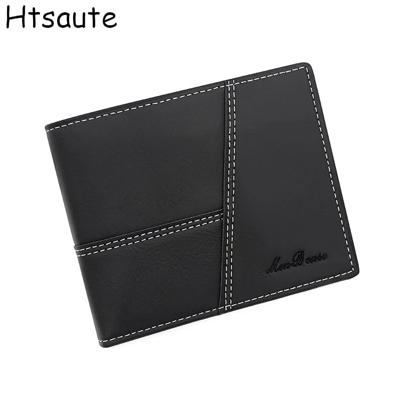 Men's PU Leather Wallet Vintage Men Coin Purse Anti-theft Credit Card Holder Money Bag Business wallet for men carteras