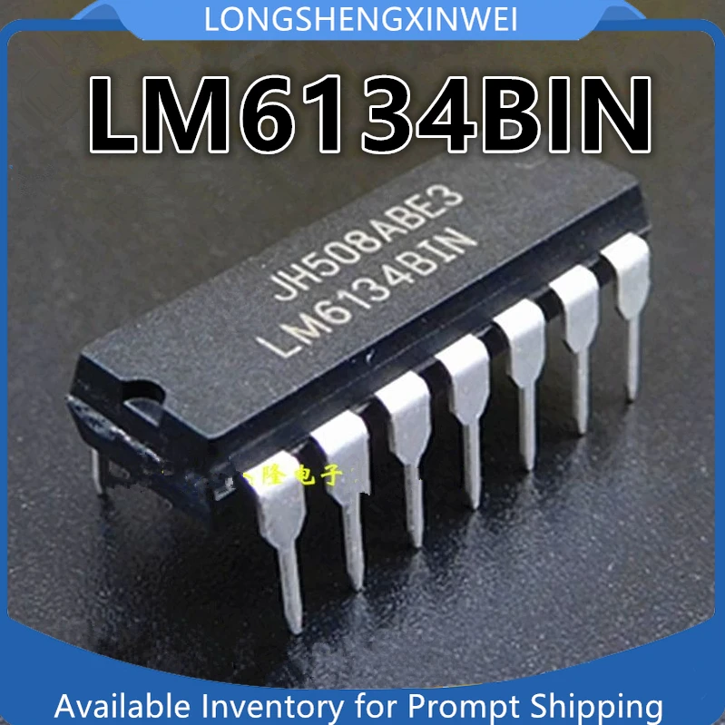 1PCS LM6134BIN LM6134 New Original Shipment Amplifier DIP14