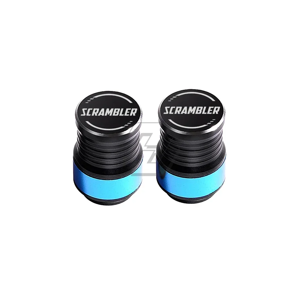 For Triumph Ducati Street Scrambler 1200 Motorbike Motorcycle Accessories Wheel Tire Valve Caps