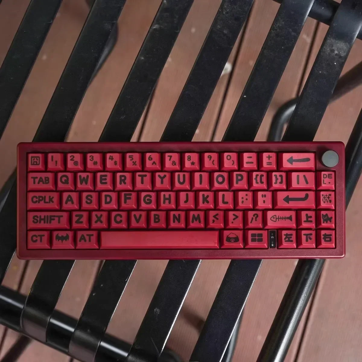 Large character mechanical keyboard keycaps PBT sublimation cherry original height 65/75