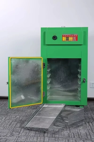 เครื่องอบแห้งผลไม้แบบกึ่งอัตโนมัติสำหรับองุ่น แอปริคอต พลัม ลูกแพร์ ใบไม้ ชา ผัก และอาหาร แบบหมุนได้