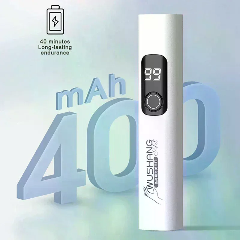 مصباح أظافر LED صغير محمول بالأشعة فوق البنفسجية لأظافر الجل، مجفف أظافر USB لعلاج سريع، مصباح أظافر محمول DIY في صالون الأظافر المنزلي