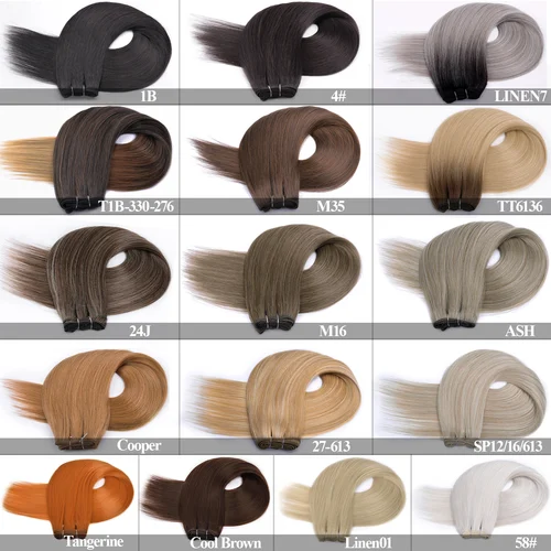 Imagen 2 del producto Extensión de cabello trenzado sintético, mechones de pelo liso de hueso de 26 pulgadas, pelo Natural largo Yaki, tejido de pelo liso completo hasta el extremo