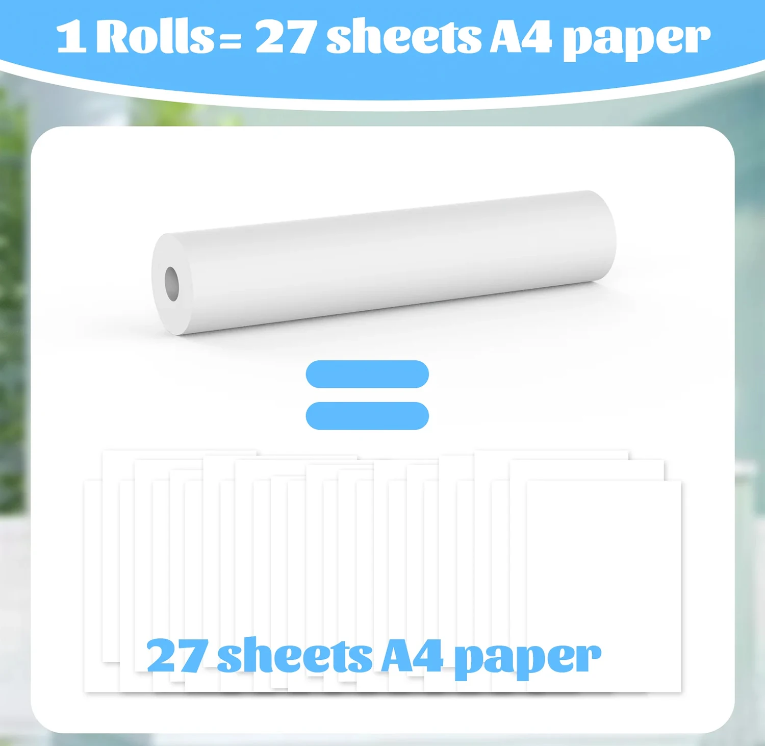 A4 Thermal Folded Paper 210*30mm High Quality Printing Paper Rolls For A4 Thermal Printer Photos PDF Document Printing Machine