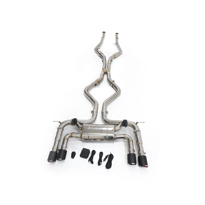 

For BMW X5M X6M E70 E71 ING Popular Stainless Steel Exhaust System Valve Catback with High Performance Auto Turning Pipe Parts