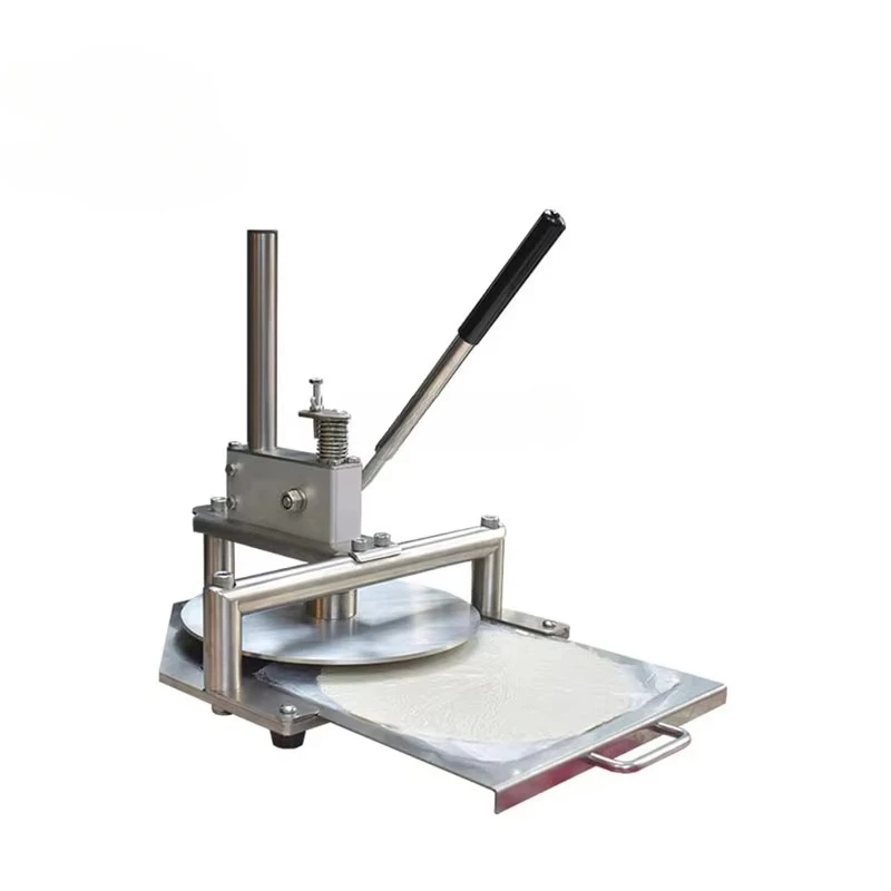 36cm Adjustable thickness Commercial hand pizza dough press machine/Manual Hand Pizza Dough Flattening Press