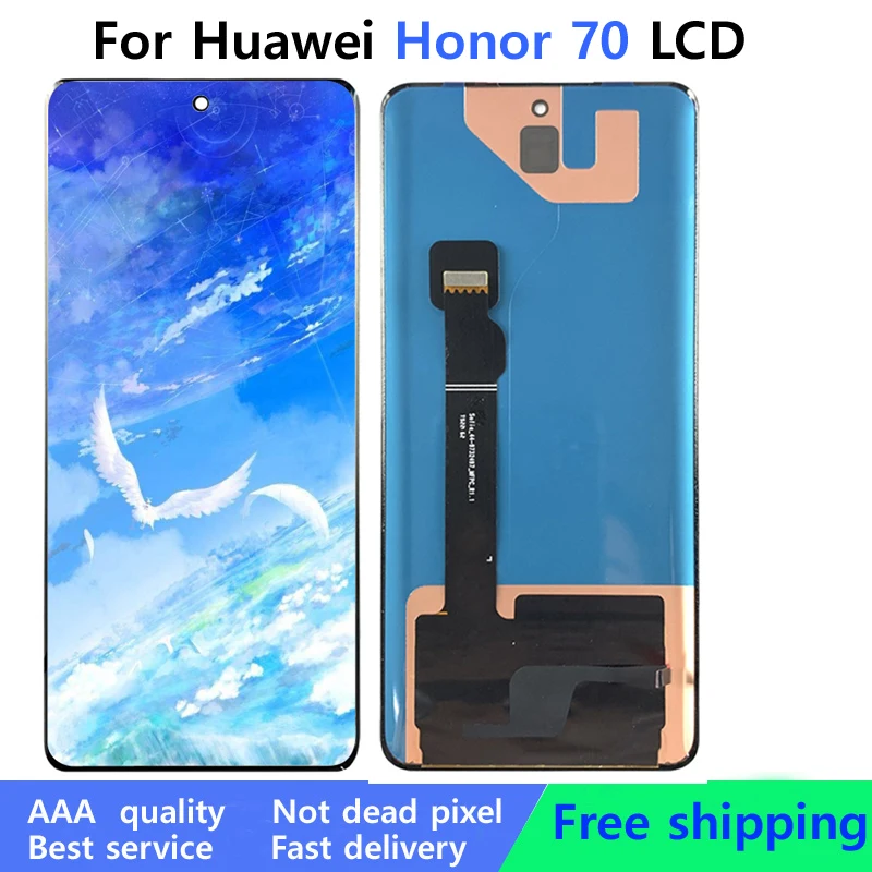 

6.67" Original For Huawei Honor 70 LCD Screen Touch Panel Digitizer For Honor70 FNE-AN00 FNE-NX9 Display Replacement Parts