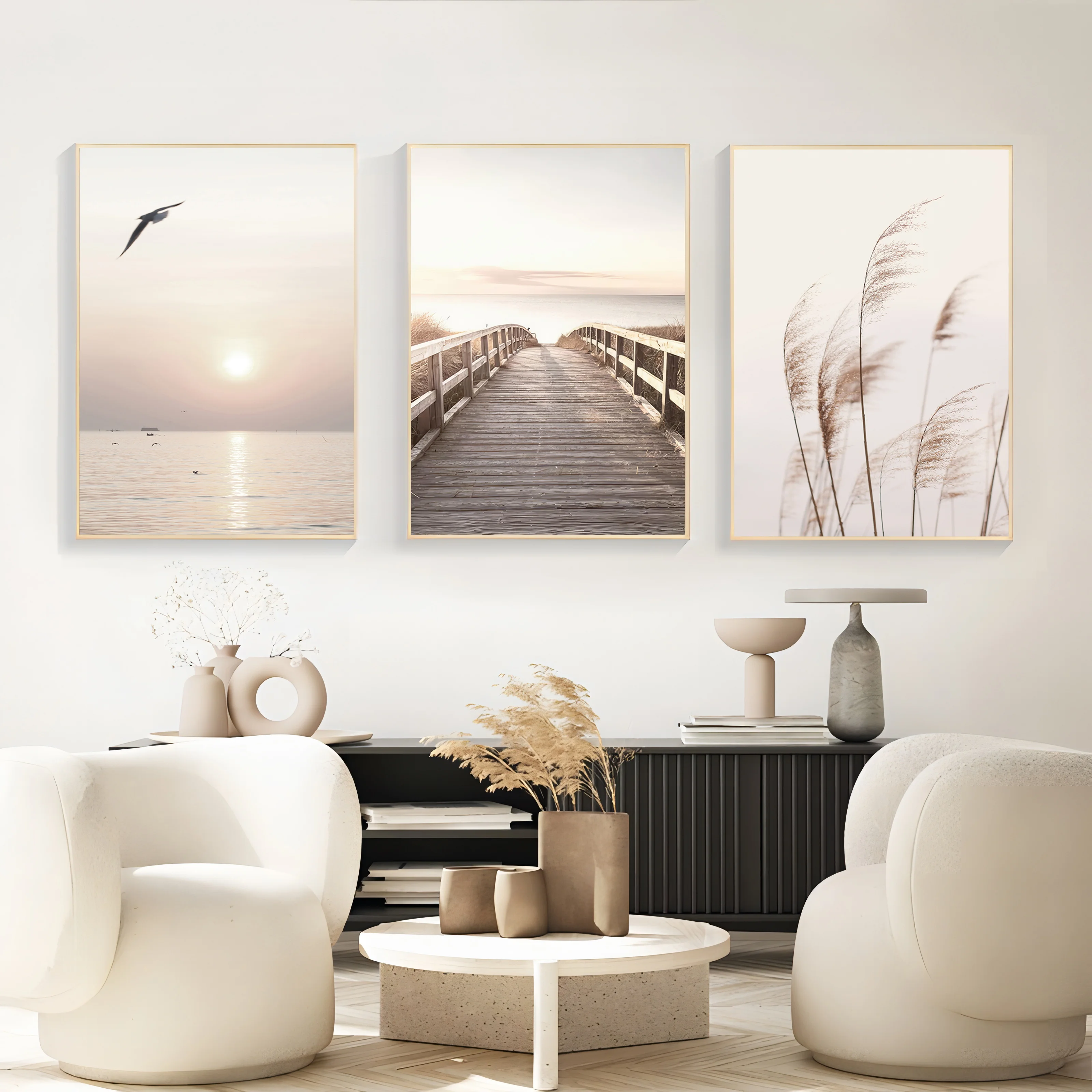 Juego de 3 Cuadros Decorativos de