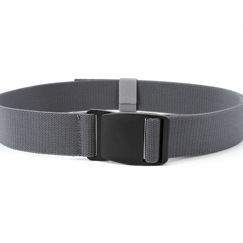 Tactical Elastic Belt For Man High Quality Trouser Men Waistband Outdoor Multi Functional Canvas Plastic Buckle Belts DT107