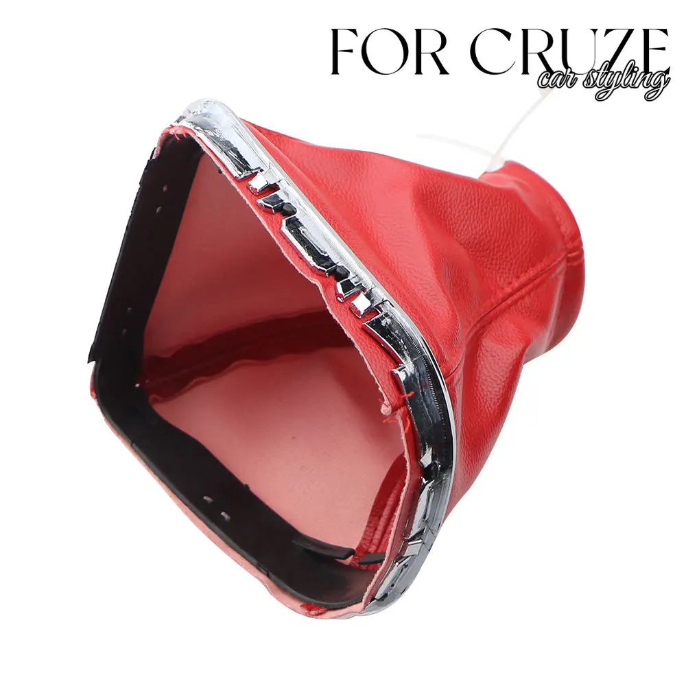 Car Gear Shift Knob Gaiter Boot Cover for Chevrolet Cruze 2008 2009 2010 2011 2012 2013 Leather Dust-proof Covers Accessories