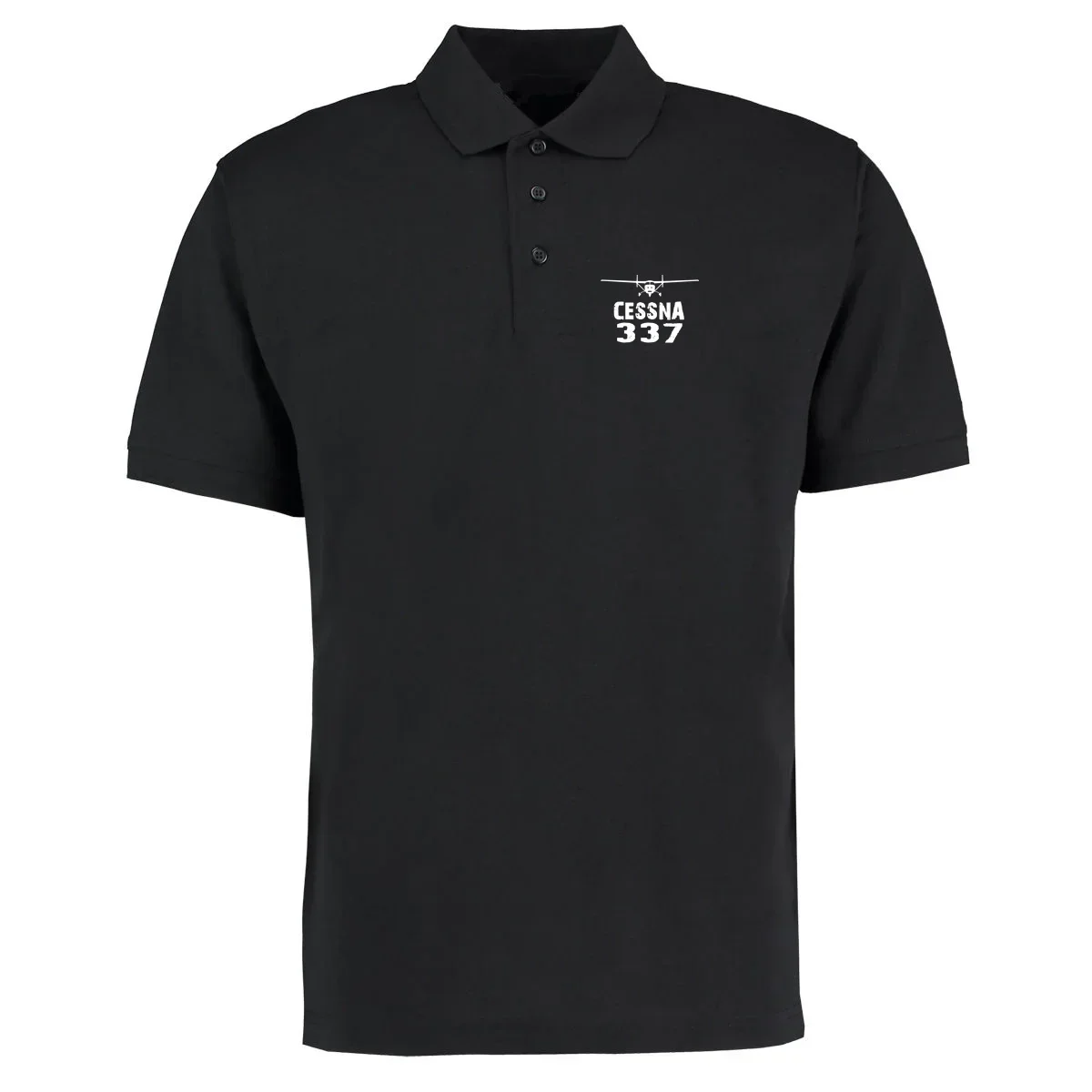 Cessna 337 Aviation Pilots Cotton Men Polo Shirts Men Clothing Tops Tees Casual T-Shirts