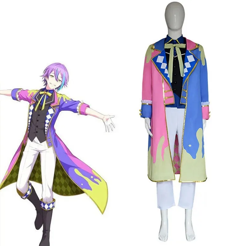 

Новый костюм Rui Color Project Sekai Косплей Страна чудес × Showtime Сценический костюм на Хэллоуин Плащ Парик Камиширо 5 футов 5ftu^