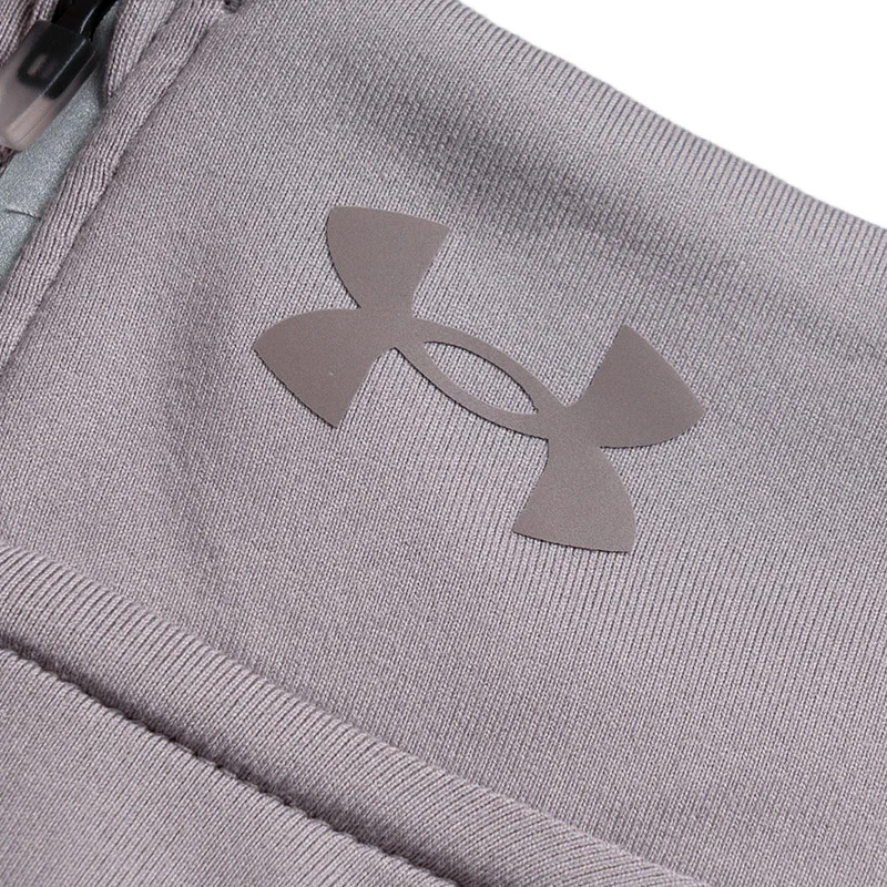 تي شيرت نسائي من Under Armour (Ua بأكمام طويلة ملابس رياضية عصرية بنصف مفتوحة ملابس تدريب للجري واللياقة البدنية قابلة للتنفس 1379349-015