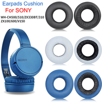 Headphone Replacement Pads For Sony WH-CH500 CH510 ZX330/310 Replacement Earpads Cushion Memory Foam Pads for ZX100/600 V150
