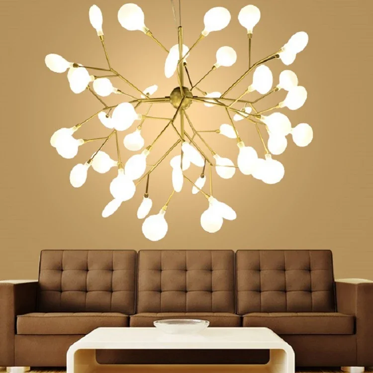 

Modern LED Firefly Chandelier Light Stylish Tree Room Decor for Bedroom Kitchen Dining Room Living Room Luster Home Decoration