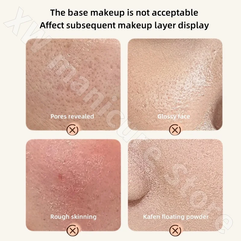 Dveil Orange Moisturizing Makeup Cream Without Sticking Powder and Pattern Moisturizing Base and Fit Invisible Pore Cream 30g