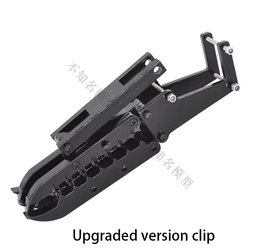 RC New Huina 592 593 594 580 Excavator Upgraded with Metal Accessories, Quick Change Clamp, Wood Crushing Hammer, Coupling Acces