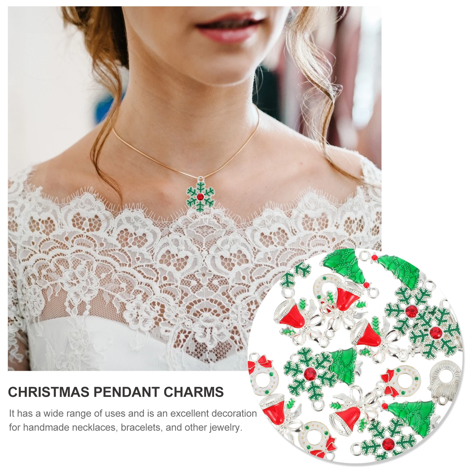 

Alloy Pendant Charm for DIY Jewelry Making Accessories Mini Charms Craft Cute Pendants Christmas Decor