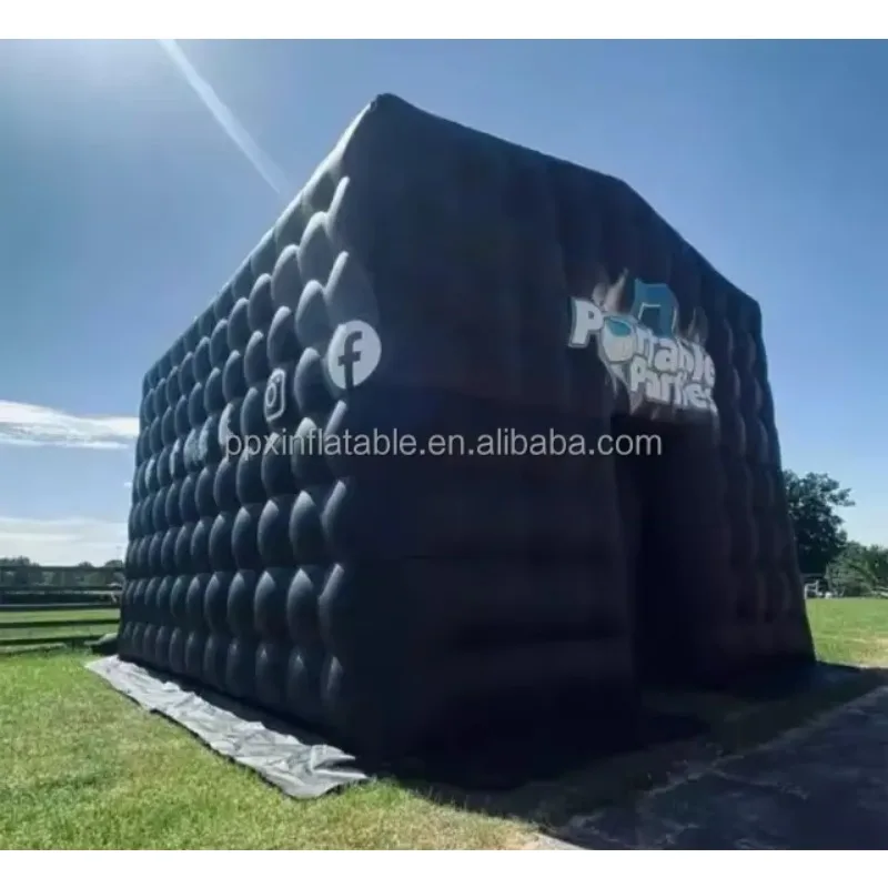 Factory Inflatable Nightclub Tent Halloween Inflatable Haunted House Tent Inflatable-nightclub Party Tent With Bar