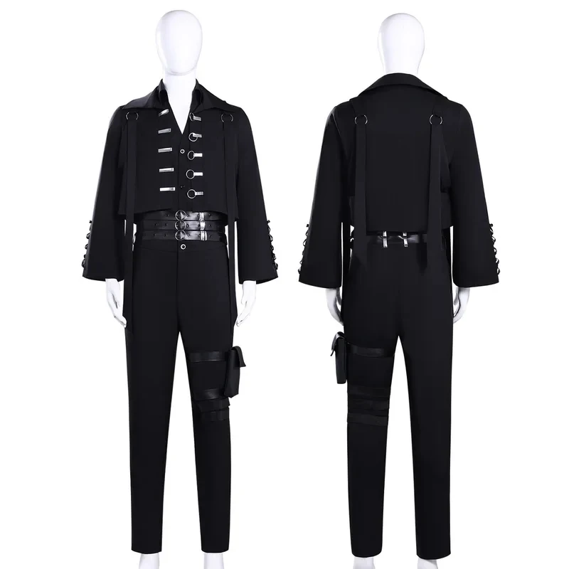 

's B-Side Cosplay Costume Tamon-kun Black Idol Stage Performance Suits for Men Women Carnival Halloween Party Uniform yy:89