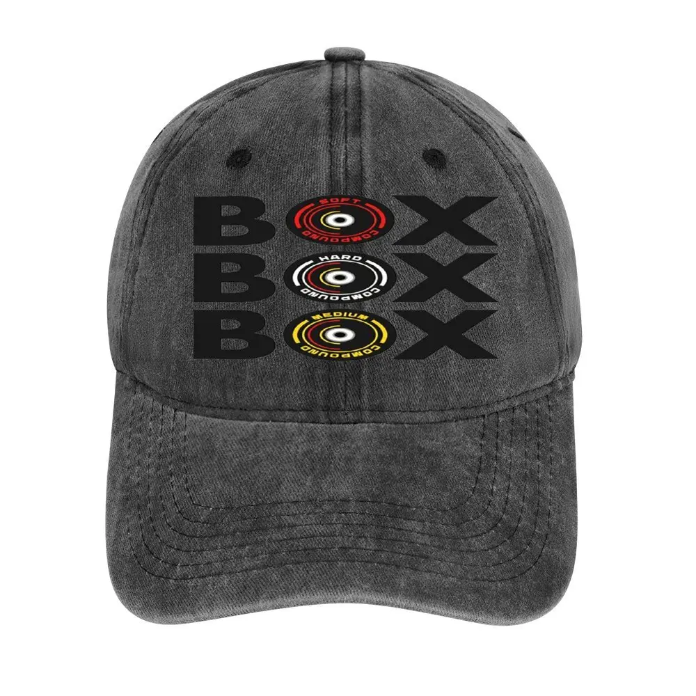 Box Box Box F1 Pattern Printing Trucker Cap regalo di compleanno Unisex cappello da papà primavera e autunno cappelli sportivi regolabili all'aperto