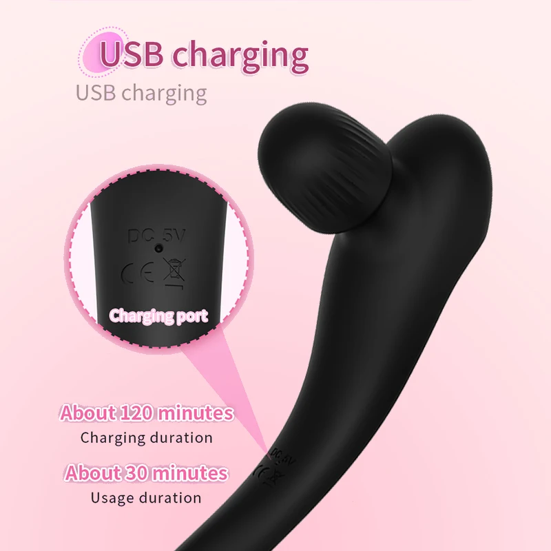 هزاز محمول عالي التردد 20 وضع 3 سرعات أدوات مساج قابلة لإعادة الشحن مناسبة لتدليك الجسم بالكامل أفضل هدية