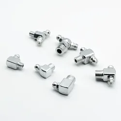 10PCS Double-Headed Grease Nipple Y-Type T-Type  90-Degree Right Angle