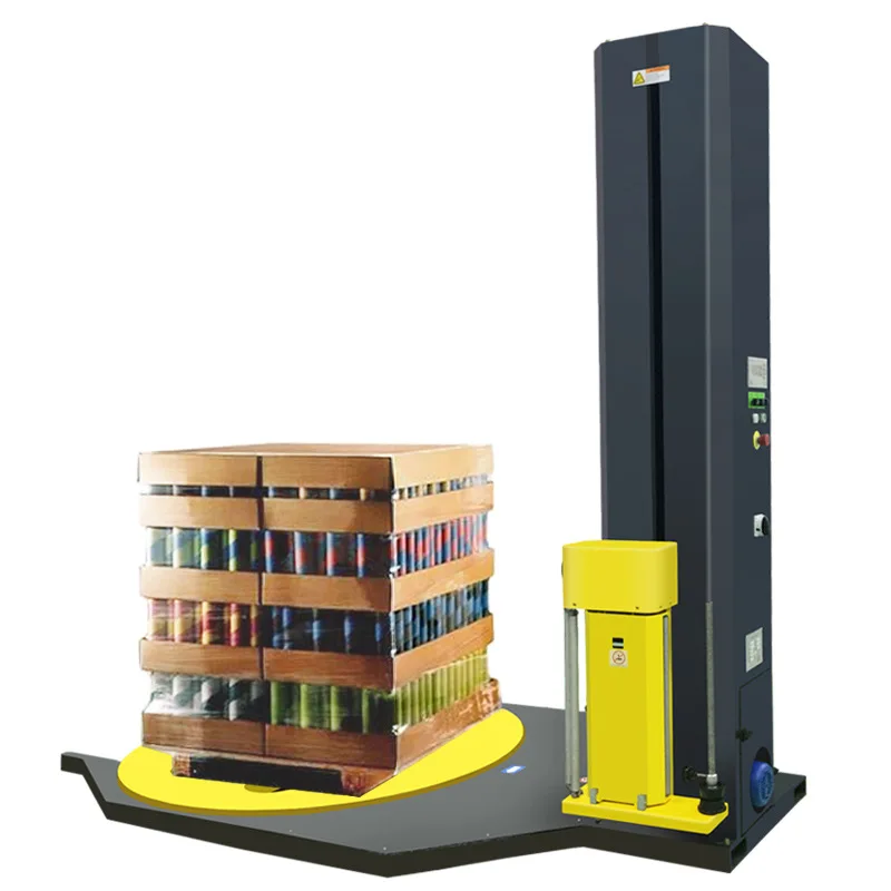 M Type Turntable Automatic Wrapping Film Stretch Wrap Machine Cutting/film Stretch Packaging Machine Custom & Bulk Order