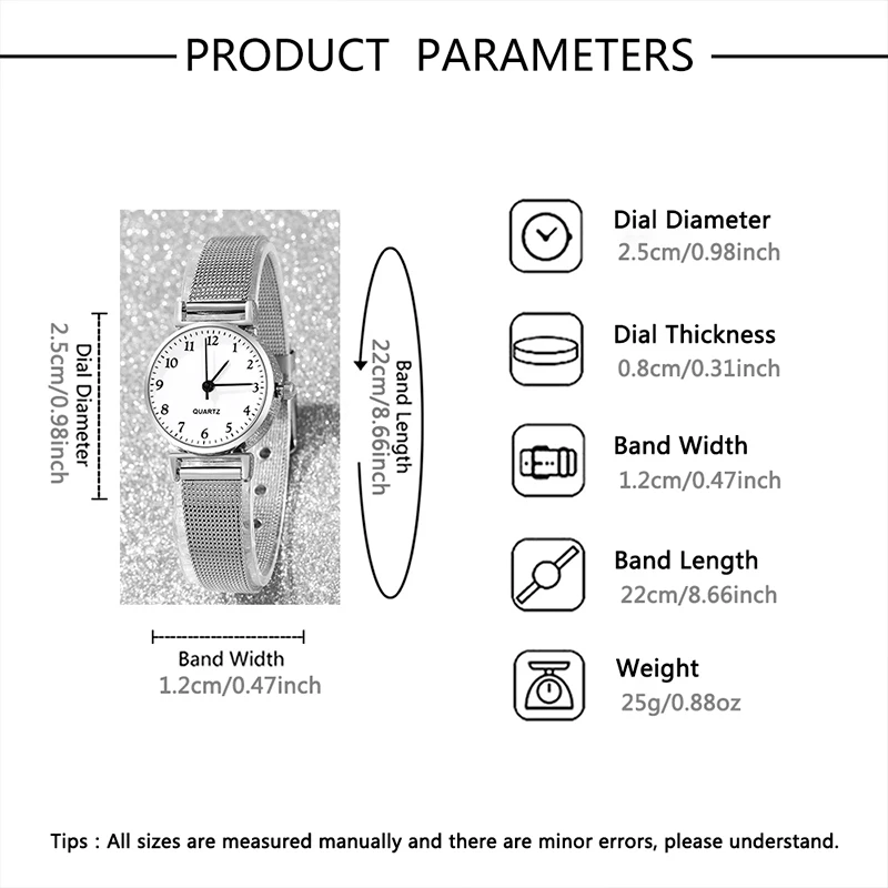 3-piece Lady's Popular Watch Set, Different Style Watches, Best Friend Watches, Birthday Gift