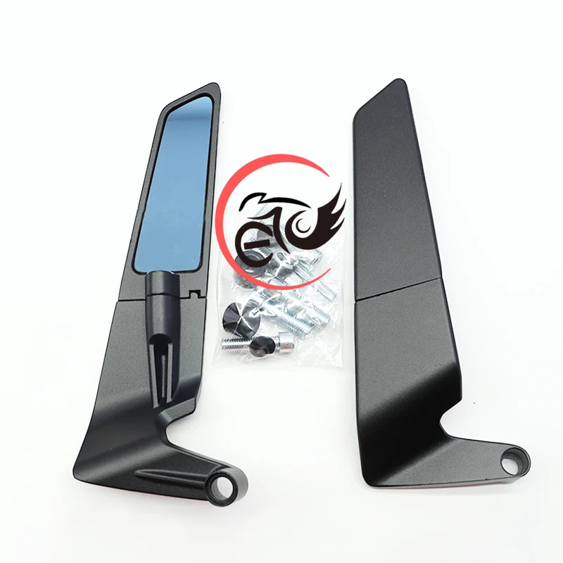 

Accesorios motocicleta espejos Stealth Winglets espejo girar espejos ajustables para YAMAHA MT 03 07 09 R1 R3 R7 XMAX KTM BMW