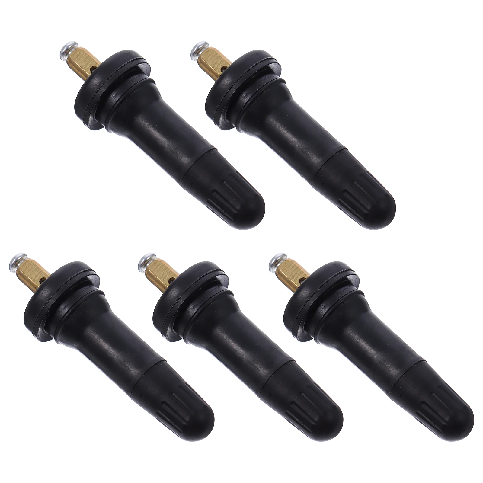 5 Pcs Valve Tire Pressure Sensor Stems Car Supplies TPMS Replacement Rubber Tubeless for Vehicle Tires Cars