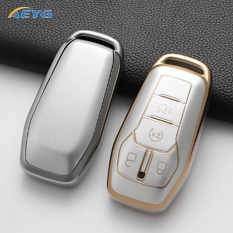 

Мягкий чехол для автомобильного ключа из ТПУ, брелок для Ford Fusion Mondeo Mustang F-150 Explorer Edge Protector, брелок без ключа, аксессуары