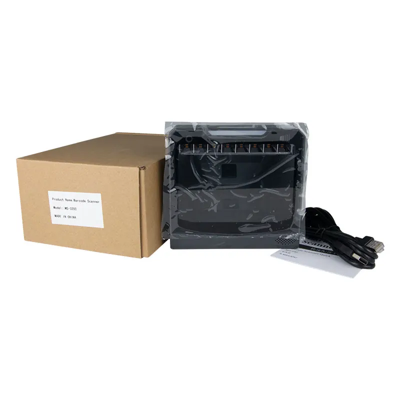 Masung MS-3200  Auto Sense Supermarket Use Pos Barcode Scanner Handsfree Barcode Reader 1D 2D Desktop Barcode Scanner