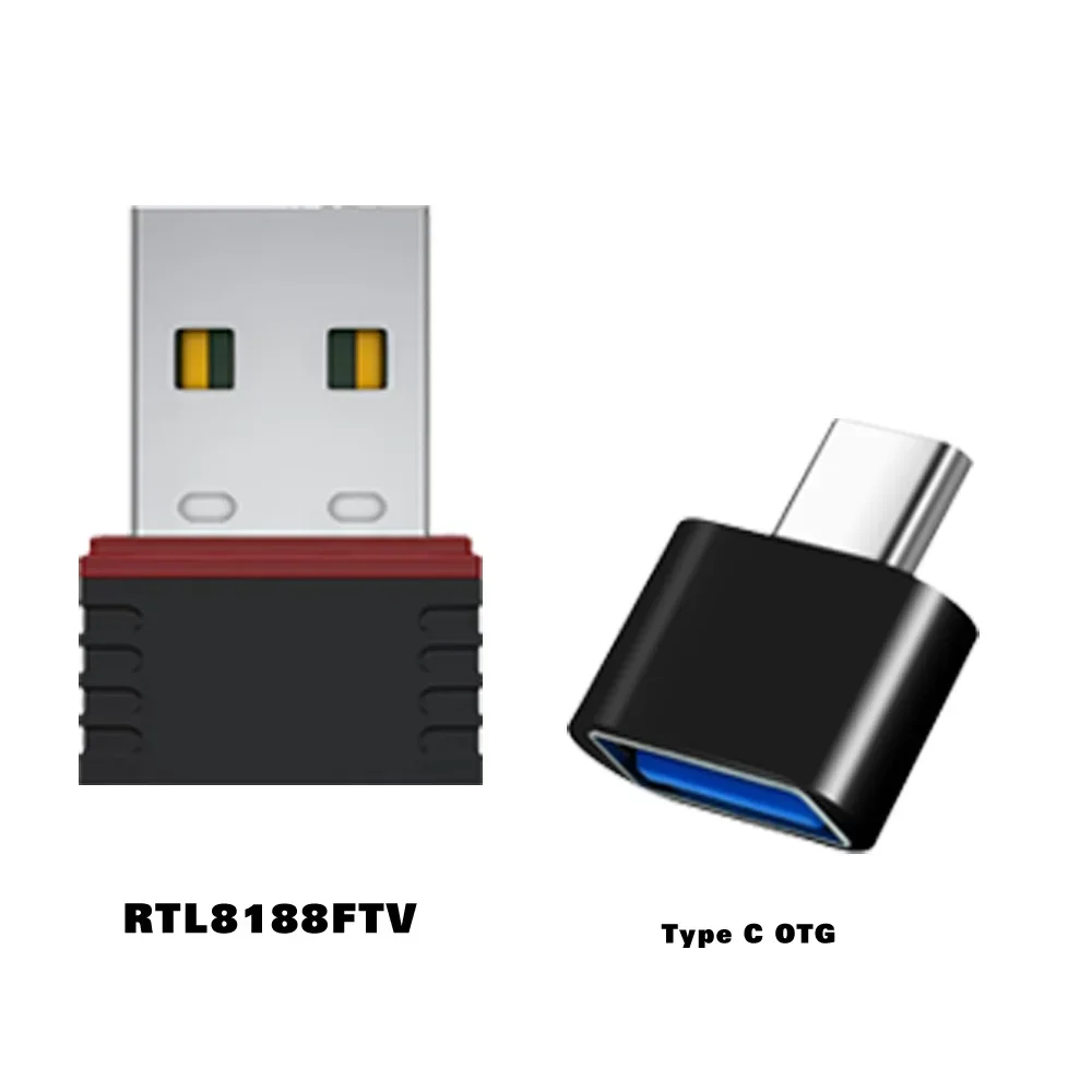 Для R36S/R36H Wi-Fi адаптер RTL8188 USB беспроводная сетевая карта типа C OTG R36S аксессуары для портативной игровой консоли мини-Wi-Fi Фото №6