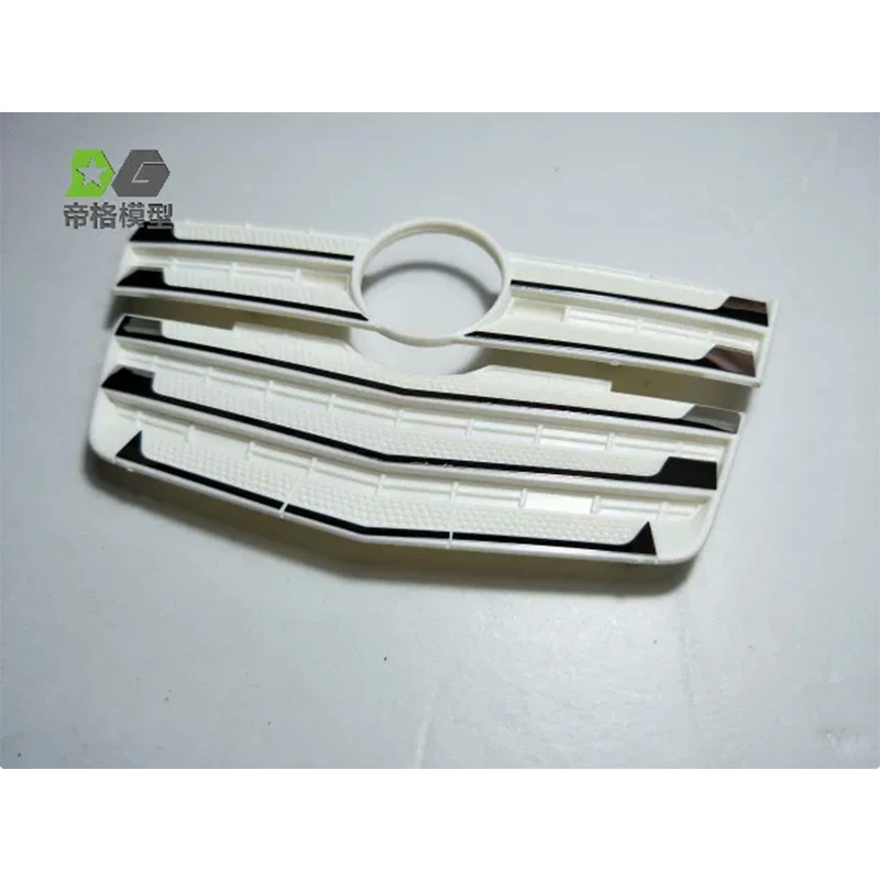 RC 1/14 Metall-Frontgrill-Aufkleber für Tamiya Muldenkipper-Anhänger für SCANIA MAN VOLVO LKW Tripper DIY-Teile – Detail 1