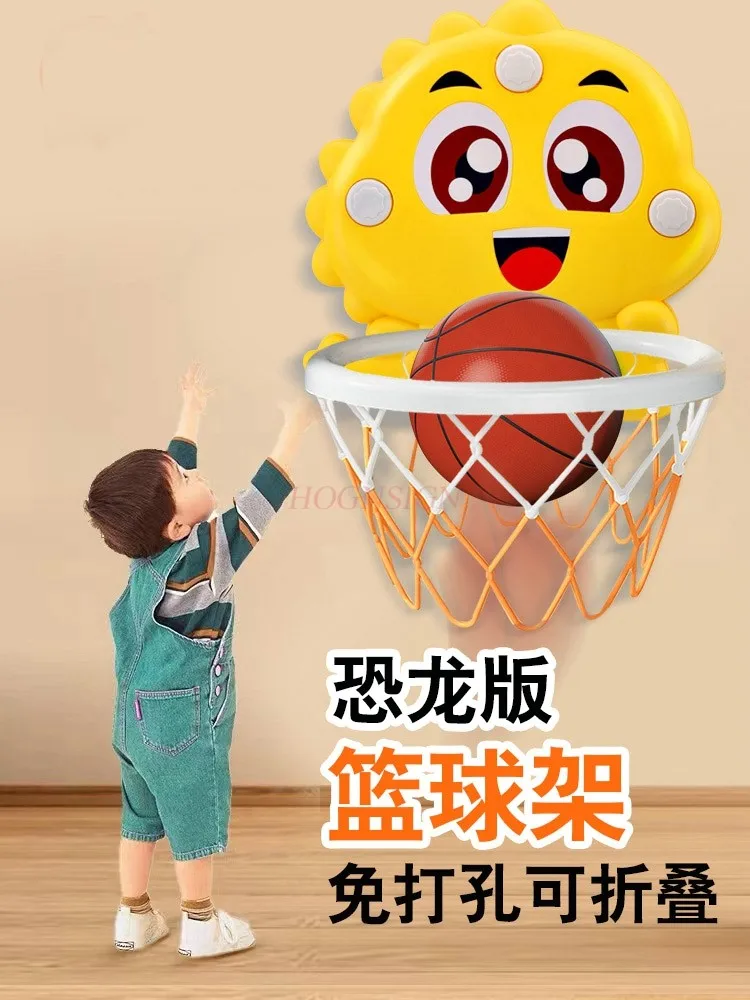Telaio da tiro per basket per bambini Portaoggetti da basket per bambini sospeso per interni Giocattoli per palline per bambini di 3-6 anni