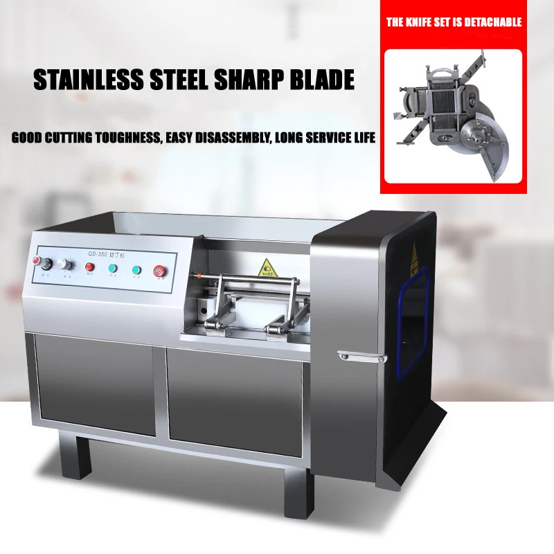 Electric Vegetable&Meat Cube Cutting Machine Automatic Frozen Pork Dicing Machine/Beef Dicer with Factory Price