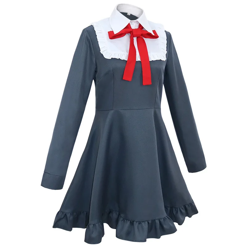 Game Danganronpa Cosplay Monaka Costume Monaca Towa Cosplay Dresses Women Halloween Uniform with Wig