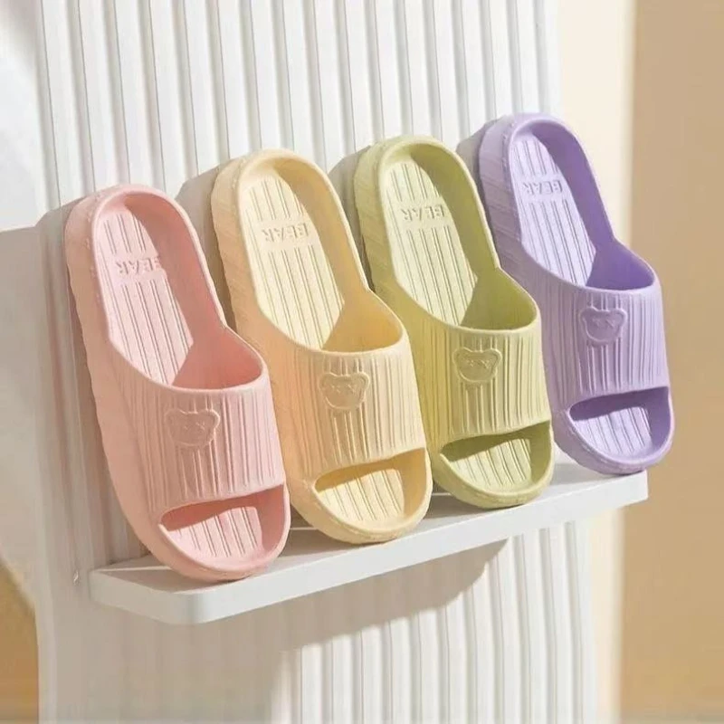 

Unisex EVA Slippers, Comfortable Thick Sole Anti-Slip Indoor Outdoor Cartoon Slides